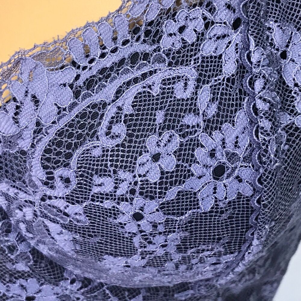 Victoria's Secret 32DD Bra Dream Angel Corset Lined Demi Double Bustier Lace - Picture 6 of 12